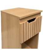 2 Tables de chevet Faustine avec 1 tiroir bois - 20x30x49.5 cm