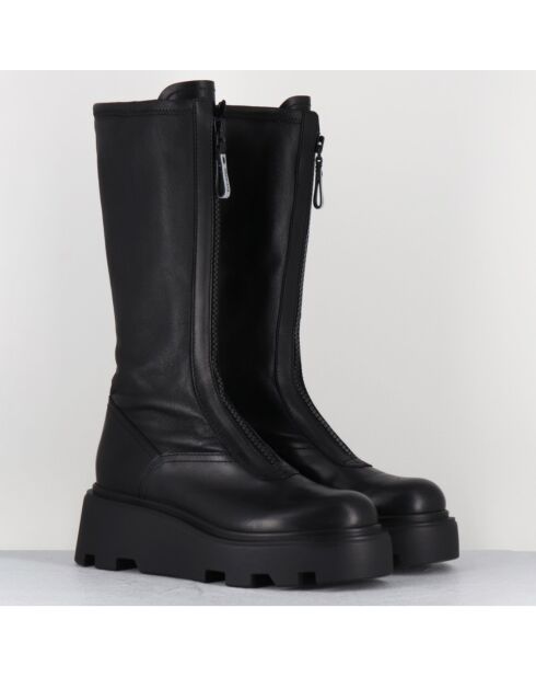Bottes en Cuir M6622 noires