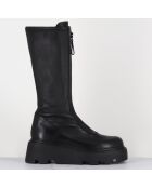 Bottes en Cuir M6622 noires
