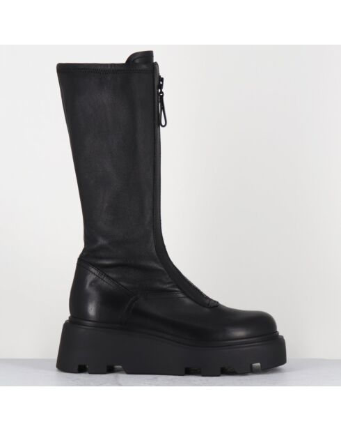 Bottes en Cuir M6622 noires