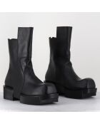 Boots en Cuir gura noires