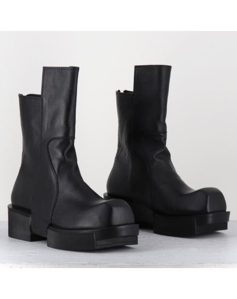 Boots en Cuir gura noires