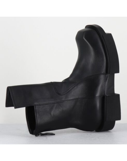 Boots en Cuir gura noires
