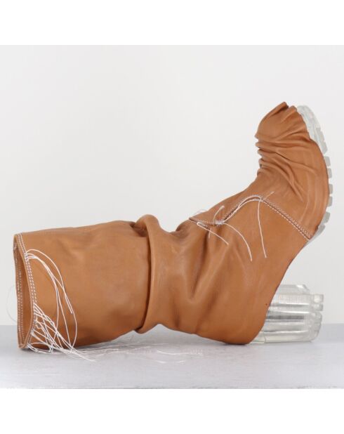 Boots en Cuir vlad camel