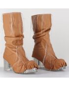 Boots en Cuir vlad camel
