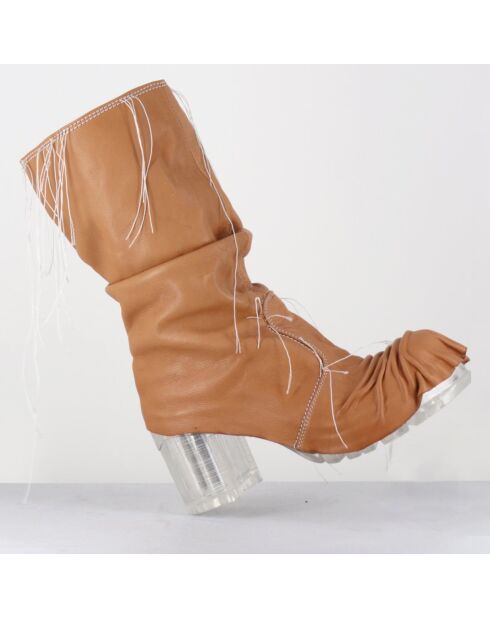 Boots en Cuir vlad camel