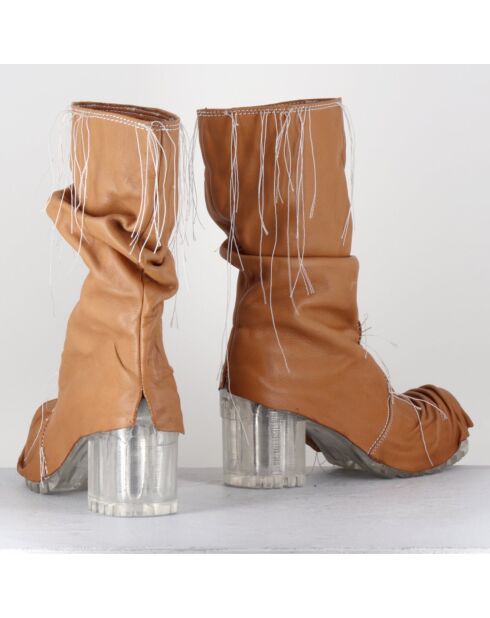 Boots en Cuir vlad camel