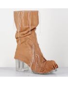 Boots en Cuir vlad camel