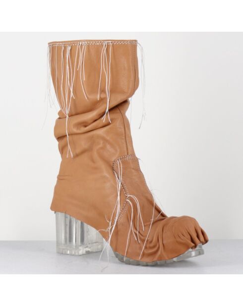 Boots en Cuir vlad camel