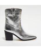 Bottines Waverly Heeled argentées - Talon 6 cm