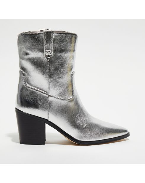 Bottines Waverly Heeled argentées - Talon 6 cm