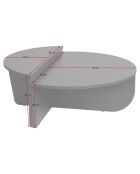 Table basse Orion anthracite