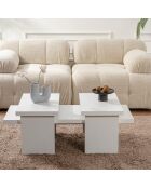 Table basse Sanctuary bois blanc