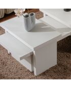 Table basse Sanctuary bois blanc