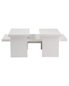 Table basse Sanctuary bois blanc