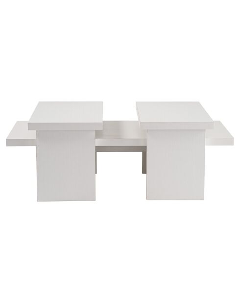 Table basse Sanctuary bois blanc