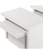 Table basse Sanctuary bois blanc