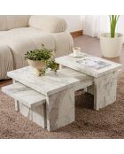 Table basse Sanctuary marbre freesia