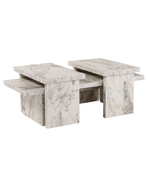 Table basse Sanctuary marbre freesia