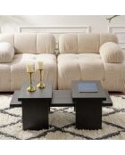 Table basse Sanctuary bois noir