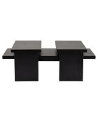 Table basse Sanctuary bois noir