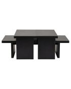 Table basse Sanctuary bois noir
