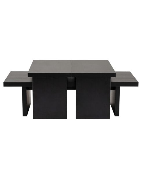 Table basse Sanctuary bois noir