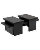 Table basse Sanctuary bois noir