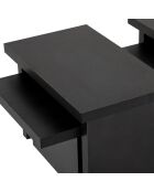 Table basse Sanctuary bois noir