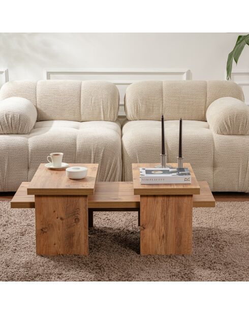 Table basse Sanctuary pin atlantique
