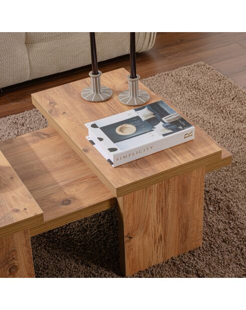 Table basse Sanctuary pin atlantique