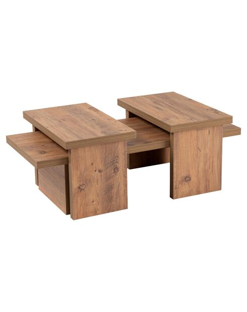 Table basse Sanctuary pin atlantique