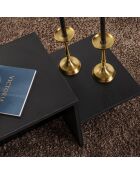 Tavolino Harmony in legno nero - 80x40x40 cm