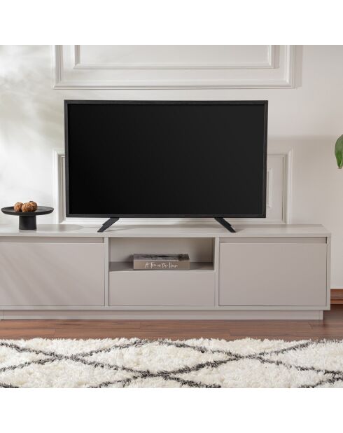 Meuble TV Vanguard gris - 160x42x29.5 cm