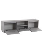 Meuble TV Vanguard gris - 160x42x29.5 cm