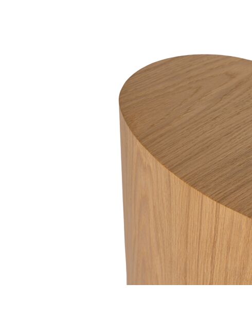 2 Tables d'appoint Elipse chêne