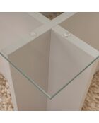 Table basse Vetrino grise - 105x40x65 cm