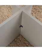 Table basse Vetrino grise - 105x40x65 cm