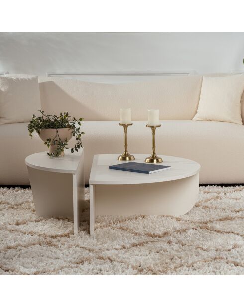 Table basse Orion bois blanc