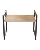 Etagère de cuisine Malta pin atlantique/noir - 53x41x35 cm