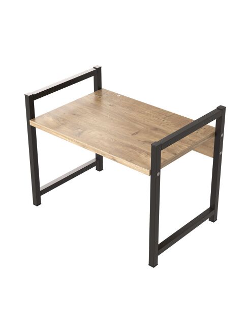 Etagère de cuisine Malta pin atlantique/noir - 53x41x35 cm
