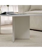 Table basse Sabin blanche - 119x40x60 cm