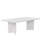 Table basse Sabin blanche - 119x40x60 cm