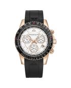 Montre Homme Quartz en Caoutchouc Velocite V2 noire