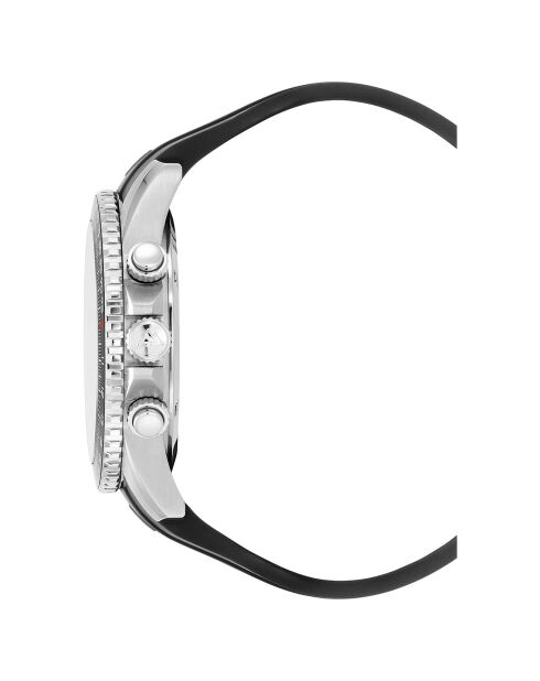 Montre Homme Quartz en Caoutchouc Velocite V2 noire