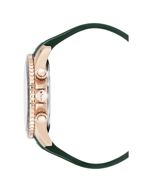 Montre Homme Quartz en Caoutchouc Velocite V2 verte