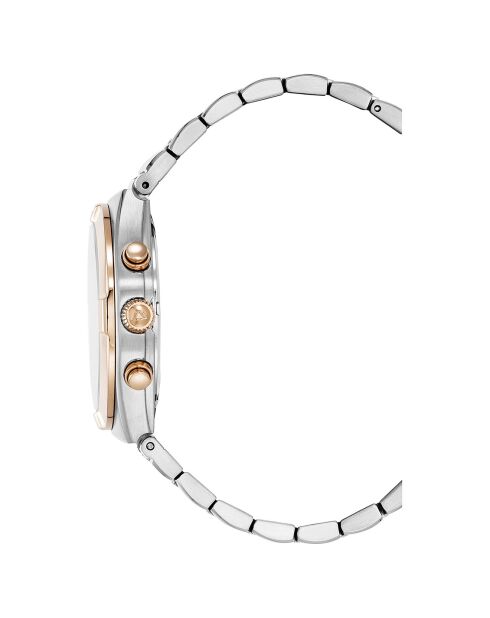 Montre Femme Quartz en Acier D'Orsay argenté/doré rose