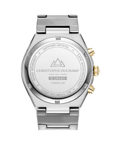 Montre Femme Quartz en Acier D'Orsay argenté/doré