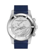 Montre Homme Quartz en Caoutchouc Velocite V2 bleue