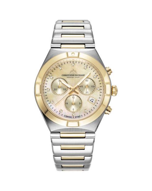Montre Femme Quartz en Acier D'Orsay argenté/doré